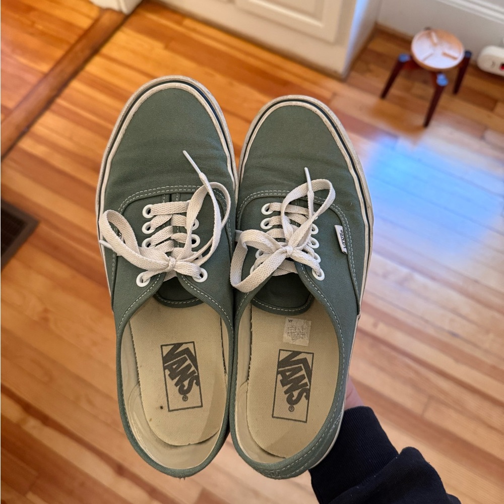 Vans Green Canvas Sneakers
